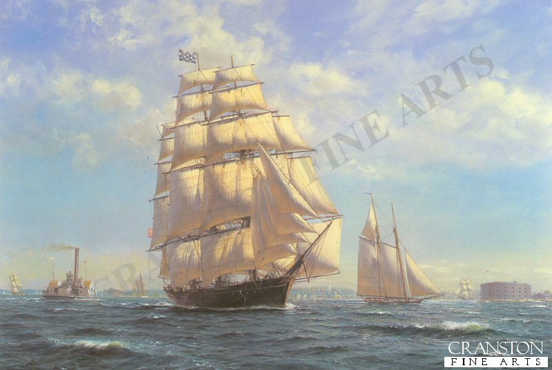 Challenge Leaving New York in the 1850s by Roy Cross.