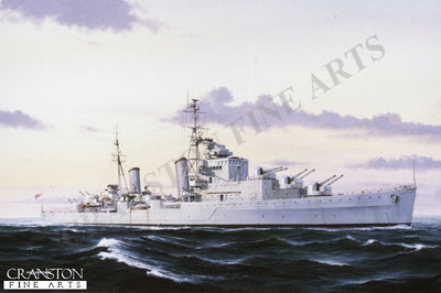 HMS Dido by Ivan Berryman.