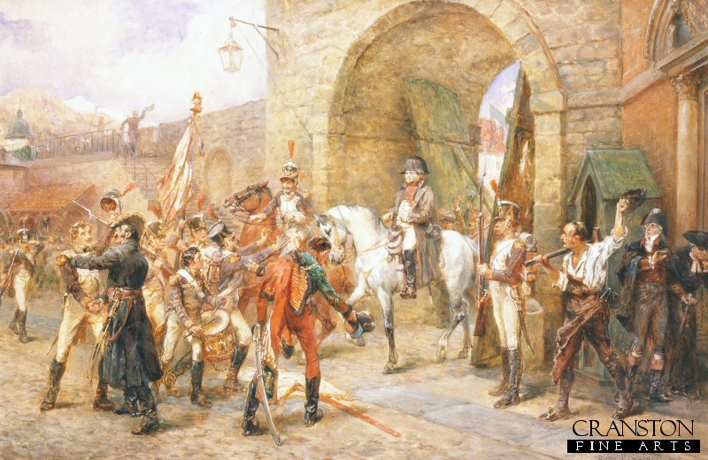 An Incident During the Peninsula War by Robert Hillingford.