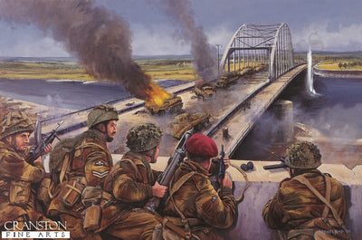 Graebner's Attack, Arnhem Bridge, 18th September 1944 by David Pentland.