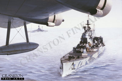 HMS Renown by Ivan Berryman.