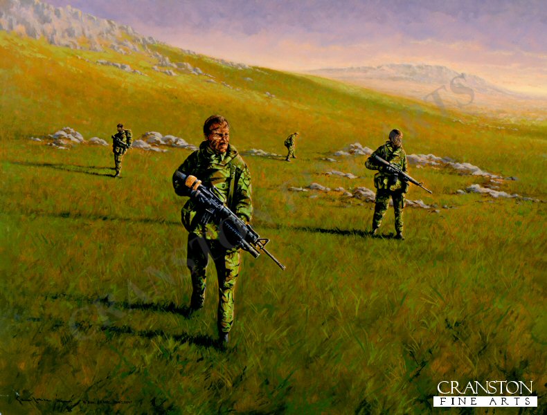 Is the Mountain Clear. G Squadron 22 SAS, Mount Kent, Falklands War 1982 by Graeme Lothian.