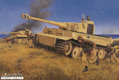 Strike For Gela, Sicily, 11th June 1943 by David Pentland. (F)