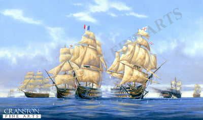 HMS Victory at the Battle of Trafalgar by Graeme Lothian.