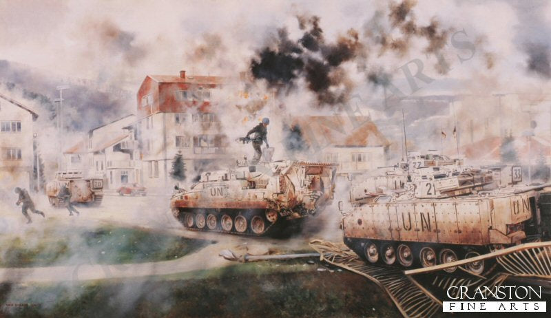 1st Battalion Cheshire Regiment by David Rowlands.