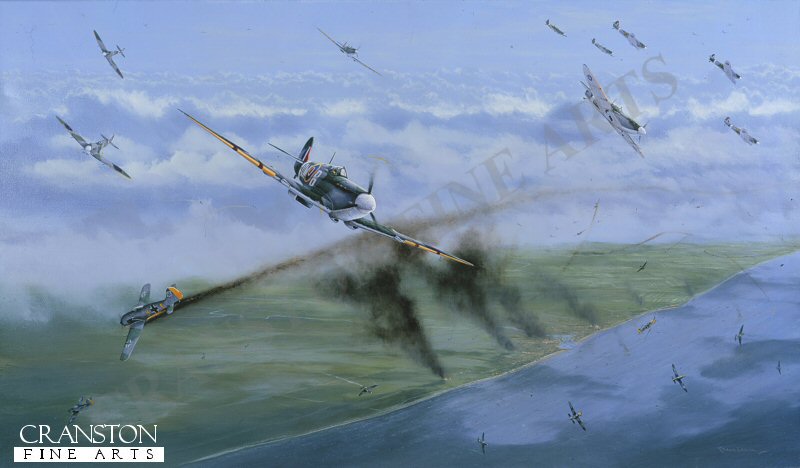 The Battle for the Skies Over Dieppe, 19th August 1942 by Graeme Lothian. (E)