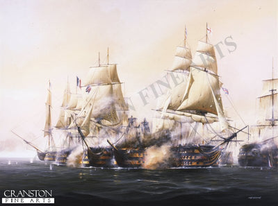 The Battle of Trafalgar, 21st October 1805 by Ivan Berryman.