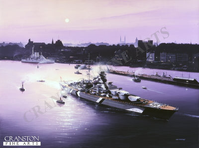 Bismarck at Hamburg by Ivan Berryman.