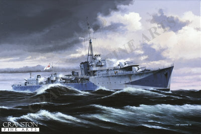 HMS Onslaught by Ivan Berryman.