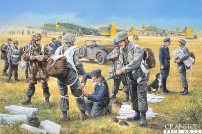 The Second Wave, Greece, 20th May 1941 by David Pentland. (B)