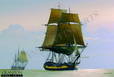 HMS Euryalus Arriving at Spithead by Ivan Berryman.