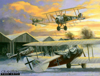 Christmas Greetings from the RFC, North Italy, 25th December 1917 by David Pentland. (B)