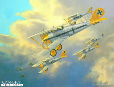 Jasta 10, Northern France Early September 1917 by David Pentland. (B)