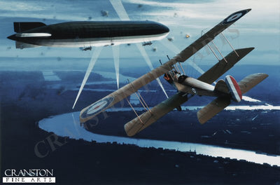 A Zeppelin over London by Ivan Berryman.