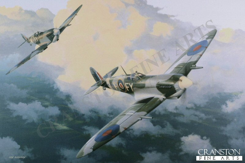 Spitfire Mk.IXE by Ivan Berryman.