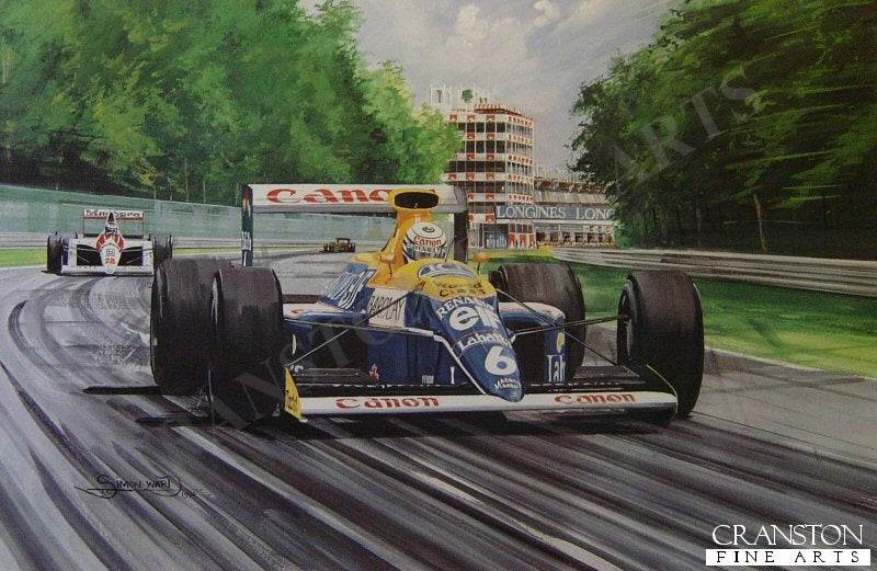 Ricardo Patrese by Stephen Ward.