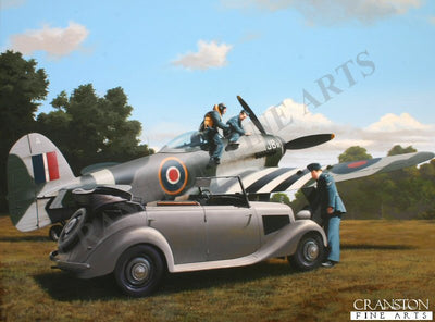 Wing Commander J R Baldwin - The Spoils of War by Ivan Berryman. (B)