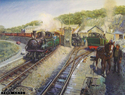 Festiniog Workhorses by Terence Cuneo.