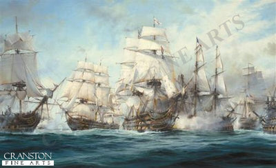 The Battle of Trafalgar by Robert Taylor.