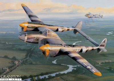 P-38 Lightning by Nicolas Trudgian.