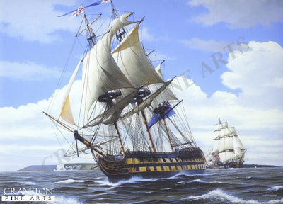 HMS Vanguard by Ivan Berryman.