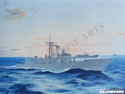 HMAS Canberra by Randall Wilson.