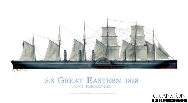 SS Great Eastern 1858 by Tony Fernandes. (B)