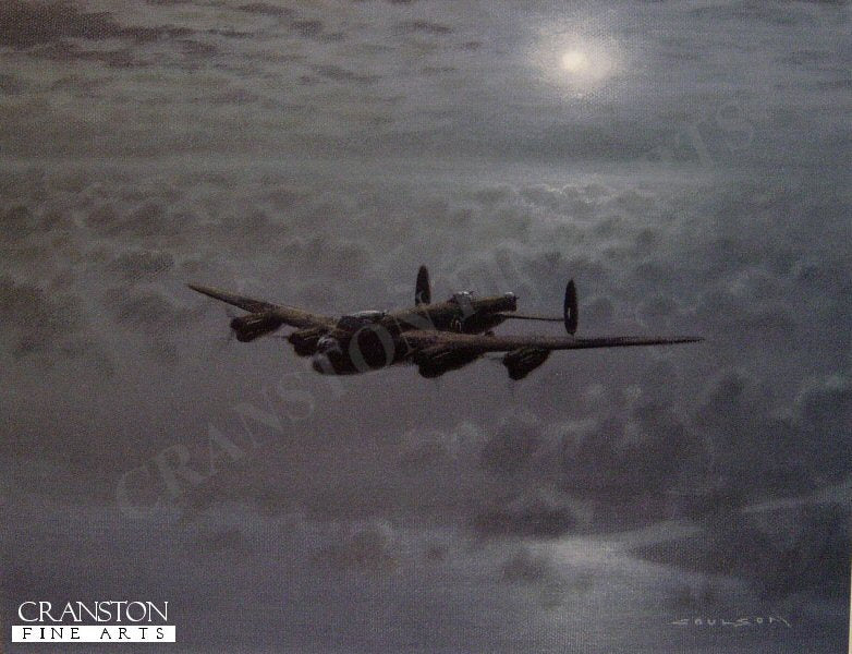 Moonlit Lancaster by Gerald Coulson.