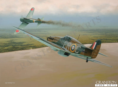 Ace of Burma - Tribute to Wing Commander Frank Carey by Ivan Berryman. (D)