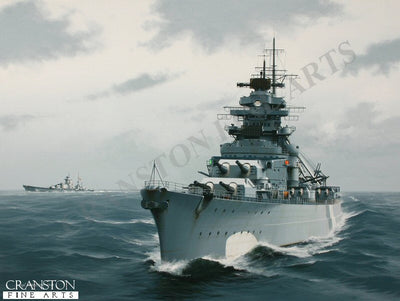 Bismarck - Pride of the Kriegsmarine by Ivan Berryman. (B)