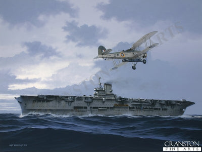 HMS Ark Royal III by Ivan Berryman. (B)