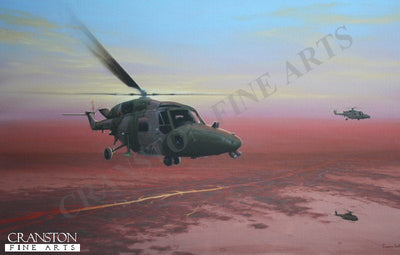 Tribute to the crew of Lynx Helicopters of the Army Air Corps by Graeme Lothian. (B)