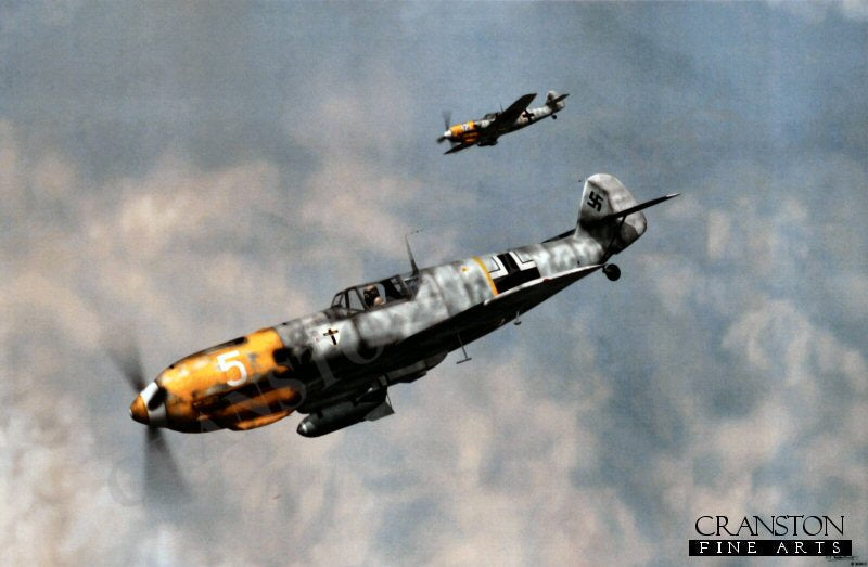 Messerschmitt Bf109E-7/Bs by Jerry Boucher.