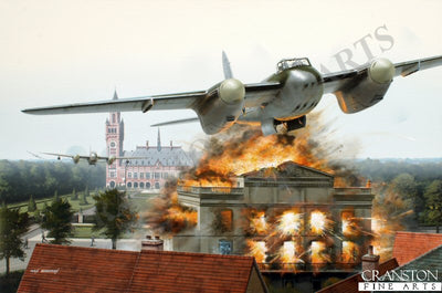 The Attack on Kleykamp Villa by Ivan Berryman.