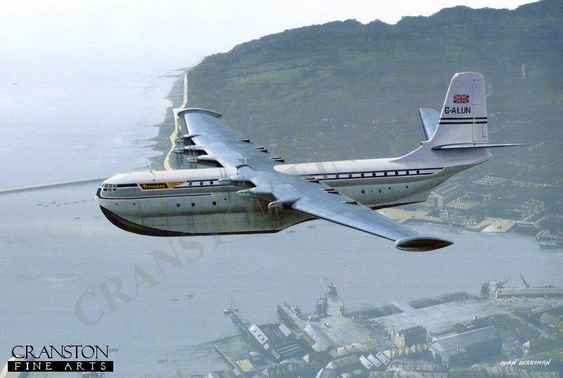 SR45 Princess Over Cowes by Ivan Berryman.