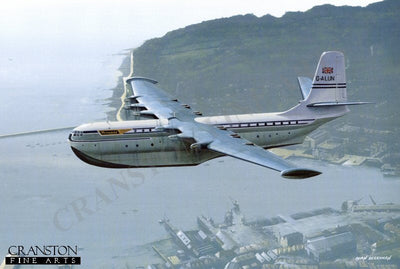 SR45 Princess Over Cowes by Ivan Berryman.