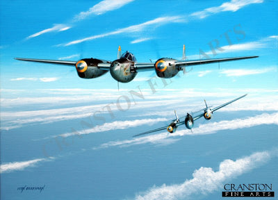 Tribute to P-38 Lightning Ace Captain Joe Forster by Ivan Berryman. (C)