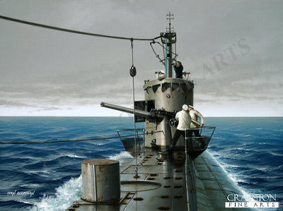 HMS Sickle by Ivan Berryman. (C)