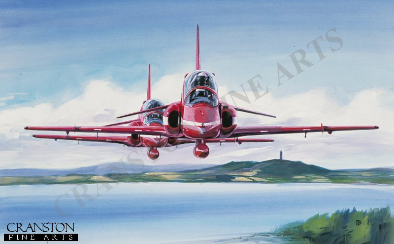 Red Arrows Over Strangford by David Pentland.