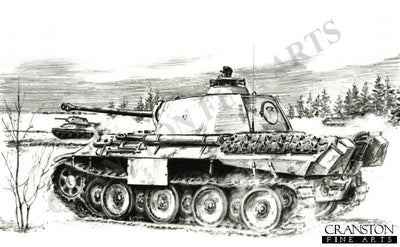 Race to Frankowka, Ukraine, 10th February 1944 by David Pentland.