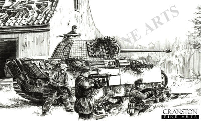 Holding Hosszupaly, Hungary, 17th October 1944 by David Pentland. (B)