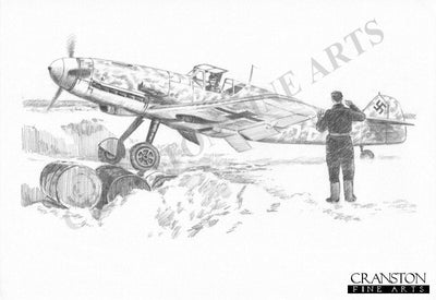 Eagle in the Snow, Petsamo, Finland, January 1943 by David Pentland. (B)