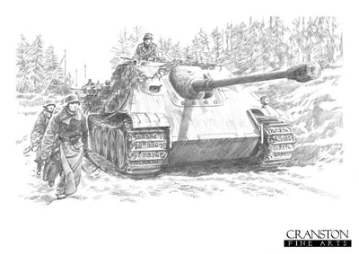 Winter Offensive, Ardennes Forest, Germany, December 1944 by David Pentland. (B)