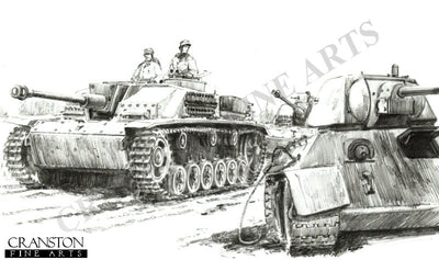 Stumgeschutz Vor, Smolensk, Central Russia, September 1943 by David Pentland. (B)