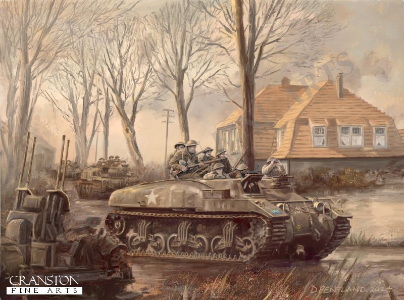 Kangaroos across the Maas by David Pentland