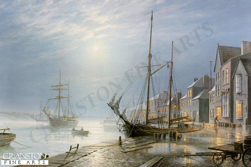 Appledore by Moonlight by Roger Desoutter.