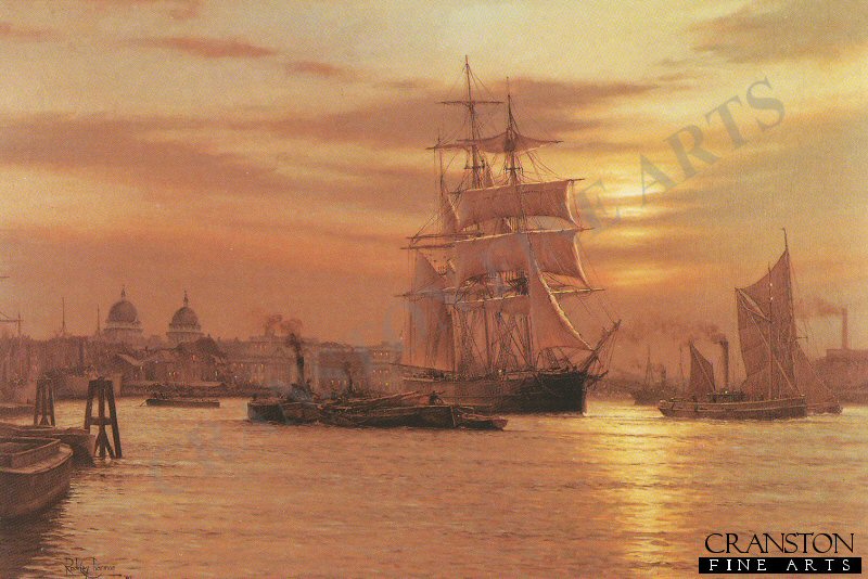 Greenwich Reach 1887 by Rodney Charman.