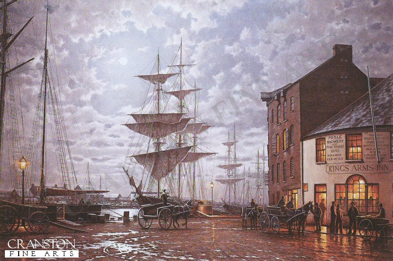 Quayside Evening by Rodney Charman.