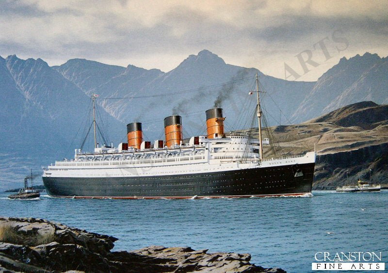 RMS Queen Mary - Maritime Masterpiece by Gordon Bauwens.