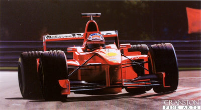 Michael Schumacher - Ferrari F-300 by Ivan Berryman. (B)